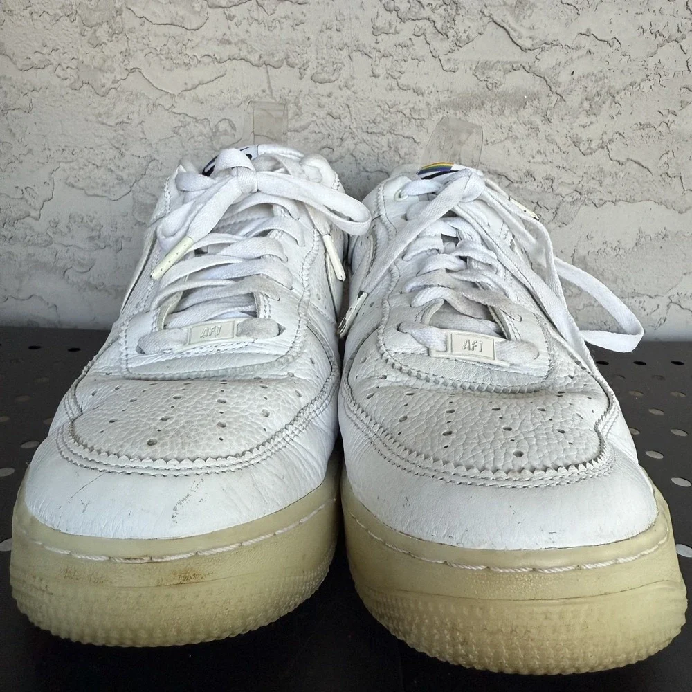 Nike Air Force 1 Be True Pride Quickstrike Sneakers Mens 12‎ White CV0258-100